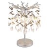 Globo lighting Queena table lamp silver, 3-light sources