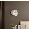 Globo lighting Odonell wall light LED matt nickel, white, 1-light source