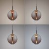 Paul Neuhaus lights Infinity pendant light LED bronze, 1-light source, Remote control