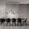 Paul Neuhaus lights E-Infinity pendant light LED grey, 10-light sources, Remote control