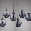 Paul Neuhaus lights E-Infinity pendant light LED grey, 3-light sources, Remote control