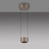 Paul Neuhaus lights Clipse pendant light LED bronze, 2-light sources, Remote control