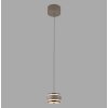 Paul Neuhaus lights Rings pendant light LED bronze, chrome, 1-light source, Remote control