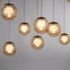 Paul Neuhaus lights Popup pendant light LED bronze, 19-light sources, Remote control
