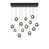 Paul Neuhaus lights Popup pendant light LED grey, 13-light sources, Remote control