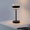 Paul Neuhaus lights Rings table lamp LED black, transparent, clear, 1-light source