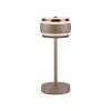 Paul Neuhaus lights Rings table lamp LED bronze, chrome, 1-light source