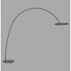 Paul Neuhaus lights Loop-Bow floor lamp, Arch lamps LED black, 2-light sources