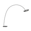 Paul Neuhaus lights Loop-Bow floor lamp, Arch lamps LED black, 2-light sources