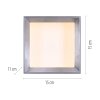 Paul Neuhaus lights Manhattan ceiling light LED stone appearance, 1-light source, Remote control