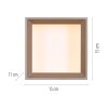 Paul Neuhaus lights Manhattan ceiling light LED bronze, 1-light source, Remote control