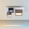 Paul Neuhaus lights Manhattan ceiling light LED grey, 1-light source, Remote control
