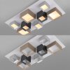 Paul Neuhaus lights Manhattan ceiling light LED grey, 1-light source, Remote control