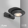 Paul Neuhaus lights Oculis wall light LED black, 2-light sources