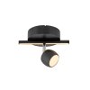 Leuchten Direkt lights JARIK ceiling light LED black, 2-light sources