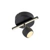 Leuchten Direkt lights JARIK ceiling light LED black, 2-light sources