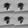 Leuchten Direkt lights JARIK ceiling light LED black, 2-light sources