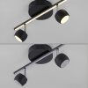 Leuchten Direkt lights JARIK ceiling light LED black, 3-light sources