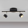 Leuchten Direkt lights JARIK ceiling light LED black, 3-light sources