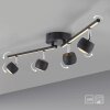 Leuchten Direkt lights JARIK ceiling light LED black, 5-light sources