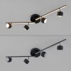 Leuchten Direkt lights JARIK ceiling light LED black, 5-light sources