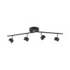 Leuchten Direkt lights JARIK ceiling light LED black, 5-light sources