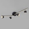 Leuchten Direkt lights JARIK ceiling light LED black, 5-light sources
