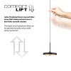 Leuchten Direkt lights PLATA pendant light LED black, 1-light source