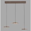 Leuchten Direkt lights PLATA pendant light LED sand-coloured, 3-light sources