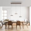 Leuchten Direkt lights PLATA pendant light LED sand-coloured, 3-light sources