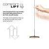 Leuchten Direkt lights PLATA pendant light LED sand-coloured, 3-light sources