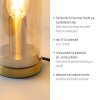 Leuchten Direkt lights BOTTLE table lamp LED brass, 1-light source