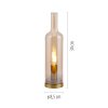 Leuchten Direkt lights BOTTLE table lamp LED brass, 1-light source