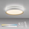 Leuchten Direkt lights MIO ceiling light LED sand-coloured, 1-light source, Remote control