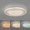 Leuchten Direkt lights LAGO ceiling light LED white, 1-light source, Remote control