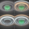 Leuchten Direkt lights TOLAGO ceiling light LED white, 2-light sources, Remote control, Colour changer