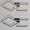 Leuchten Direkt lights IVEN ceiling light LED black, 1-light source