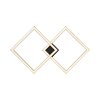 Leuchten Direkt lights IVEN ceiling light LED black, 1-light source