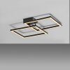Leuchten Direkt lights IVEN ceiling light LED black, 1-light source