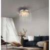 Leuchten Direkt lights KULUNKA chandelier LED silver, 4-light sources