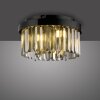 Leuchten Direkt lights KULUNKA chandelier LED black, 4-light sources