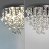 Leuchten Direkt lights KULUNKA chandelier LED silver, 4-light sources