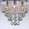 Leuchten Direkt lights KULUNKA chandelier LED silver, 4-light sources