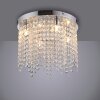 Leuchten Direkt lights KULUNKA chandelier LED silver, 4-light sources