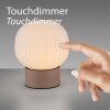 Leuchten Direkt lights NAMI table lamp LED sand-coloured, 1-light source