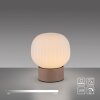 Leuchten Direkt lights NAMI table lamp LED sand-coloured, 1-light source