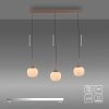 Leuchten Direkt lights NAMI pendant light LED sand-coloured, 3-light sources