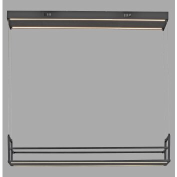 Leuchten Direkt lights SONTURA pendant light LED black, 2-light sources