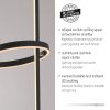 Leuchten Direkt lights RITUS floor lamp LED black, 2-light sources