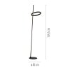 Leuchten Direkt lights RITUS floor lamp LED black, 2-light sources